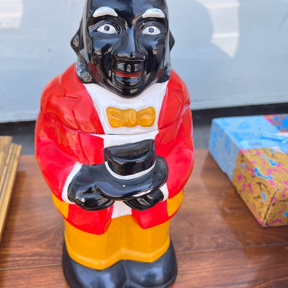Vintage Ceramic Cookie Jar Uncle Mose